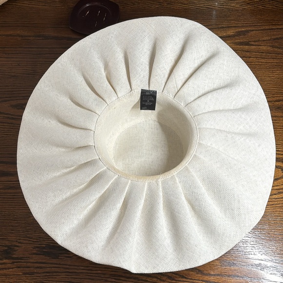 Woven sun hat with bow - Picture 3 of 7